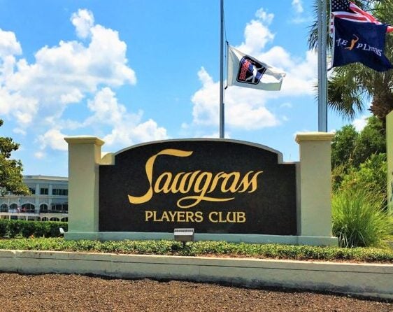 The Sawgrass Players Club Community welcome sign