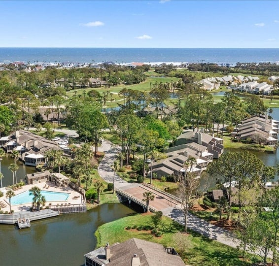 Aerial view of Sawgrass Country Club