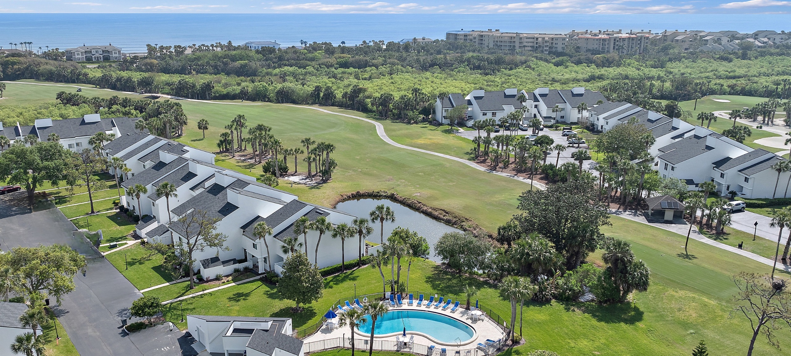Arial view of Tifton Cove in Sawgrass Country Club, Ponte Vedra Beach